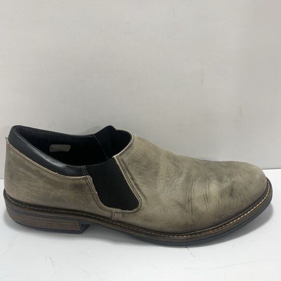 Naot Men’s Director Slip On Leather Gray Black Shoes Size 12-12.5 US main image 13